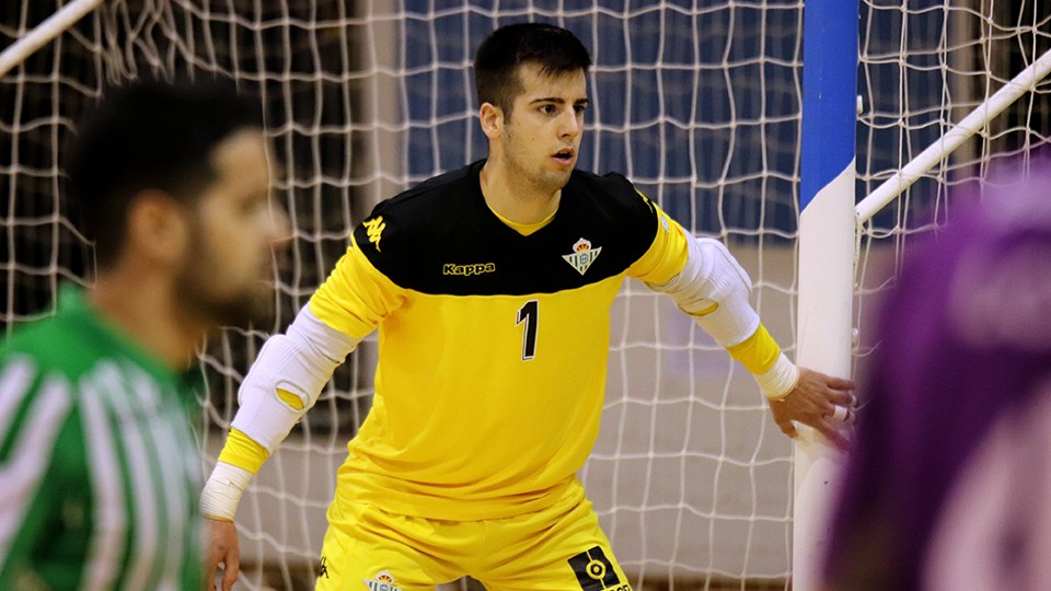 Marc García, durante un encuentro con el Real Betis Futsal.