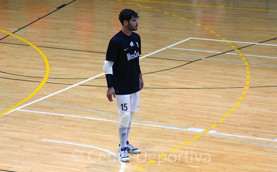 Dani Cabezón, portero de la UA Ceutí (Fotografía: Ceuta Deportiva)