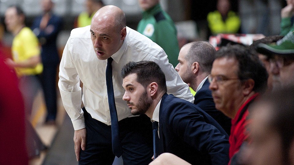 Javi Rodríguez, entrenador de Industrias Santa Coloma.