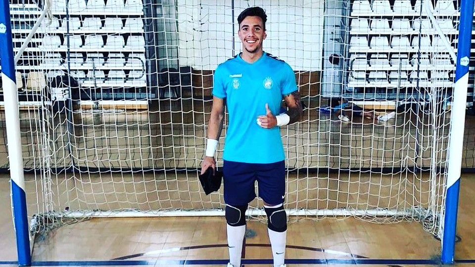 Thiago, portero del Bisontes Castellón.