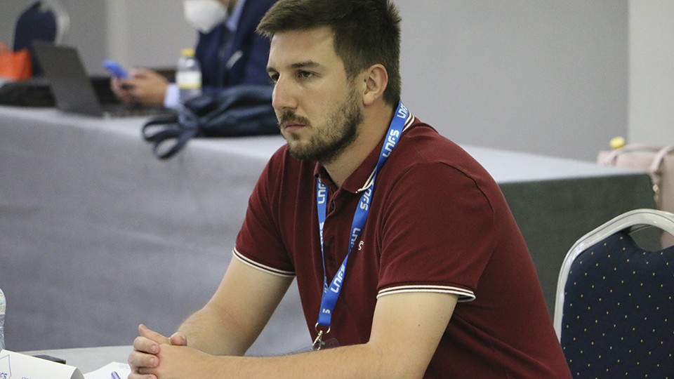 Sergio Molina, segundo entrenador del Full Energía Zaragoza.