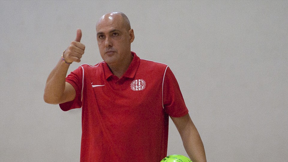 Javi Rodríguez, entrenador de Industrias Santa Coloma.