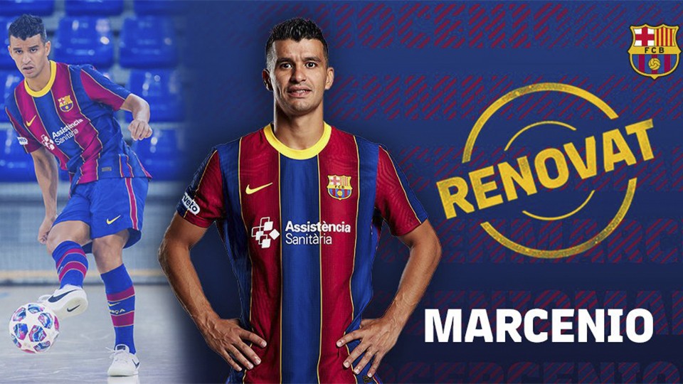 Marcenio renueva con el Barça hasta 2023.