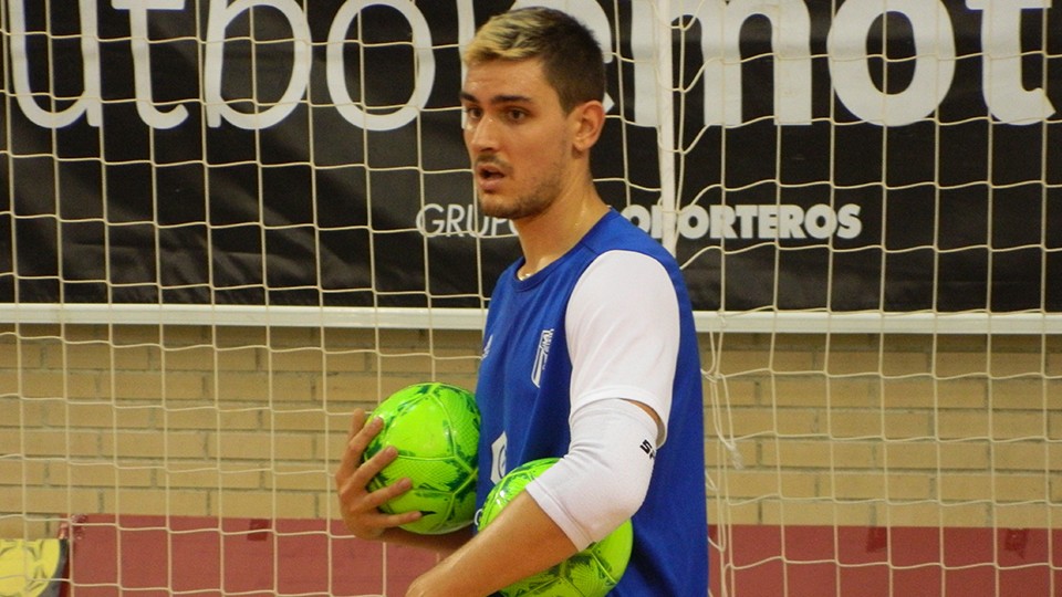 Iván Bernad, portero del Fútbol Emotion Zaragoza.