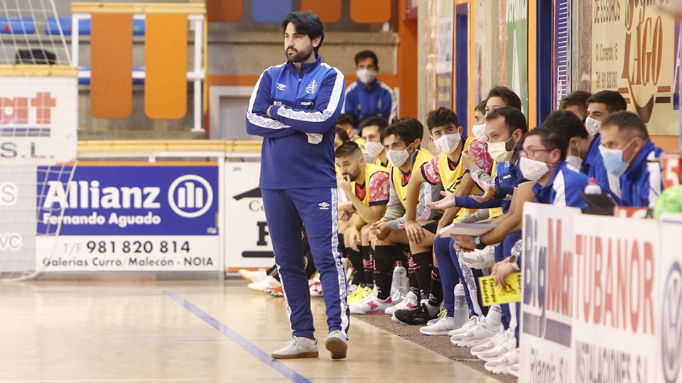 Marlon Velasco, entrenador del Noia Portus Apostoli.