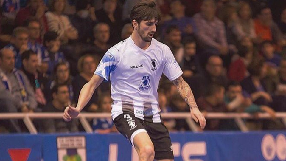 Saúl Marrupe, nuevo jugador del Santiago Futsal. (Foto: ACP-FSV)