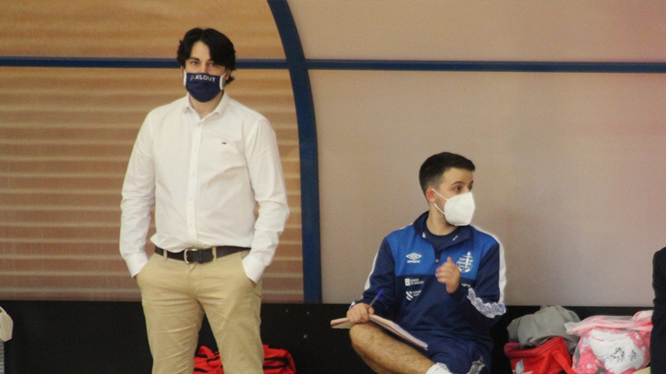 Marlon, entrenador del Noia Portus Apostoli.