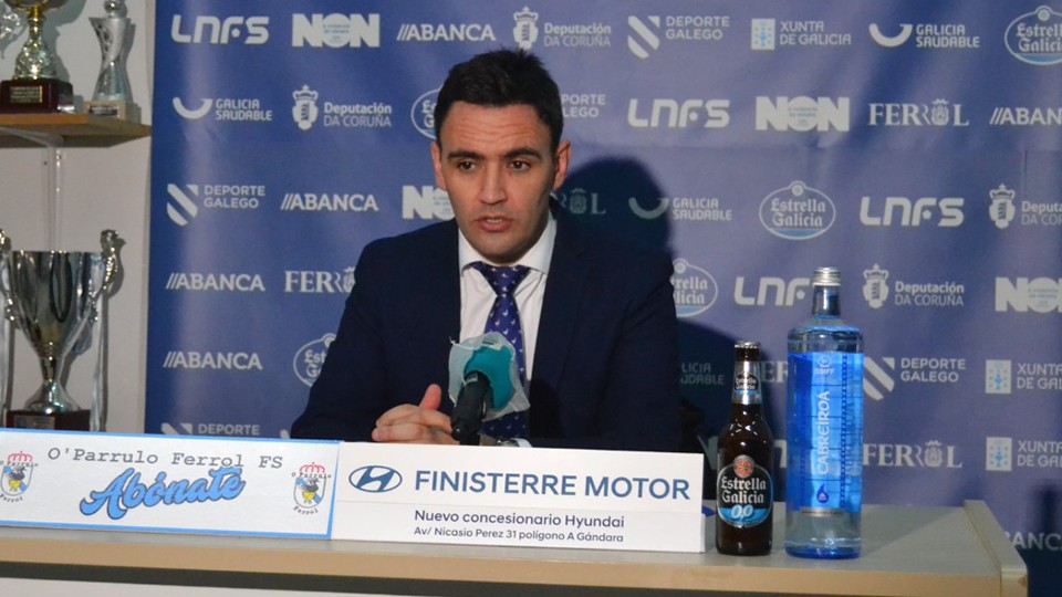 Héctor Souto, entrenador de O Parrulo Ferrol.
