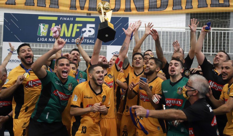 Magnus Futsal, bicampeón de la Liga Nacional de Brasil