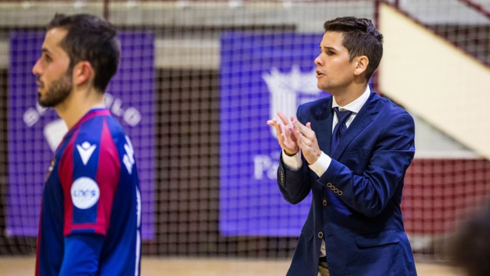 Diego Ríos, entrenador del Levante UD FS.