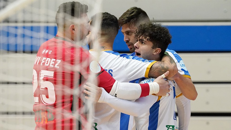 Los jugadores del CD Leganés celebran un gol.