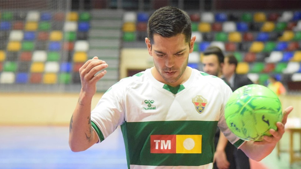 Juanito, jugador del Elche CF.