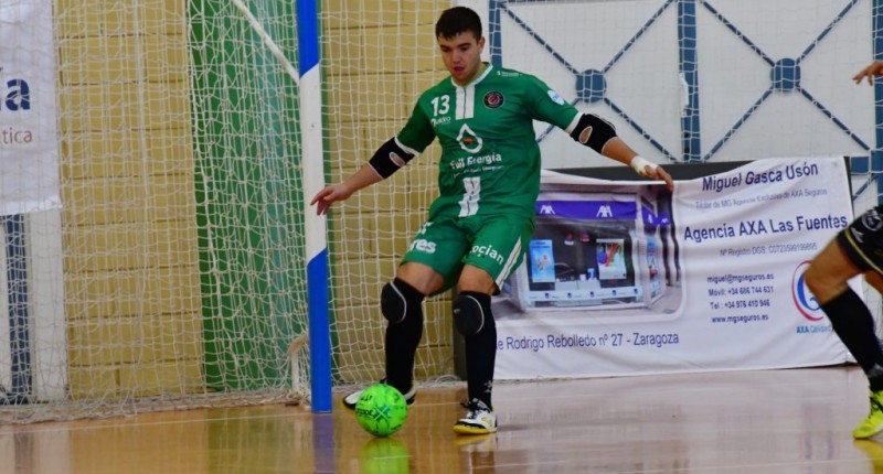 Guille Vela, jugador del Full Energía Zaragoza (Fotografía: Andrea Royo López)