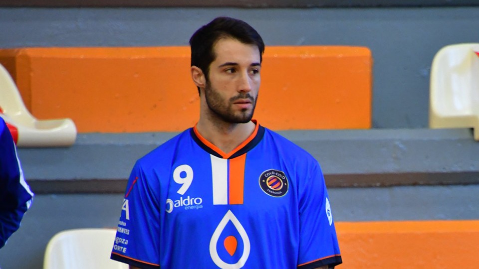 Zucho, jugador del Full Energía Zaragoza (Fotografía: Andrea Royo López)