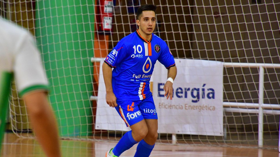 Diego Pardo, jugador del Full Energía Zaragoza. (Foto: Andrea Royo López)