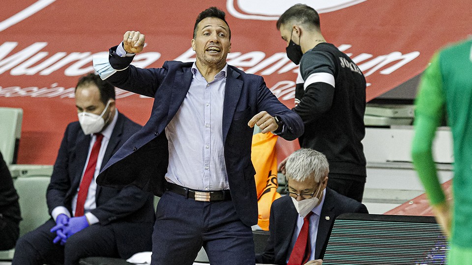 Diego Giustozzi, entrenador de ElPozo Murcia Costa Cálida.