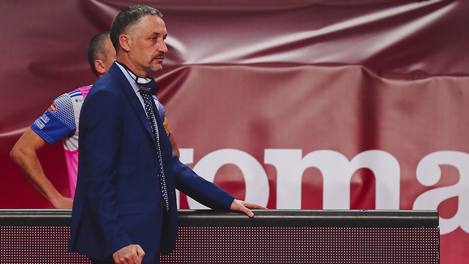 David Marín, entrenador del Fútbol Emotion Zaragoza.