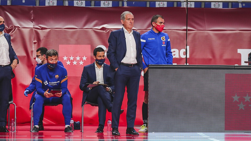 Andreu Plaza, entrenador del Barça.