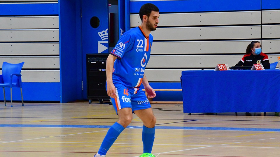 Trasobares, jugador del Full Energía Zaragoza (Foto: Andrea Royo López)