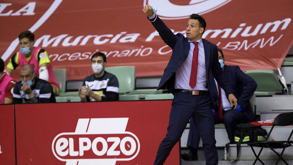 Diego Giustozzi, entrenador de ElPozo Murcia Costa Cálida.