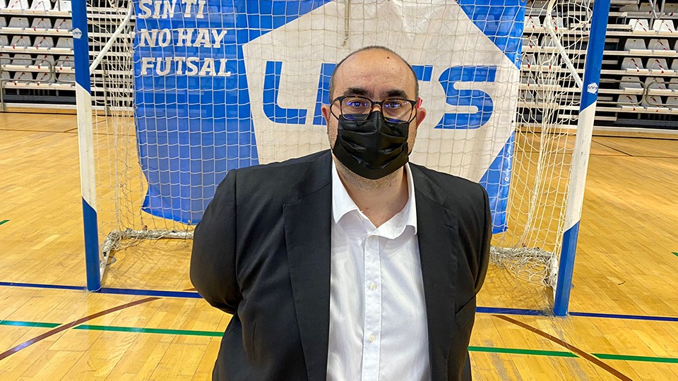Ángel Saiz, entrenador de Rivas Futsal.