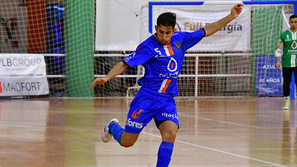 Fran Tabuenca, jugador del Full Energía Zaragoza. (Foto: Andrea Royo López)