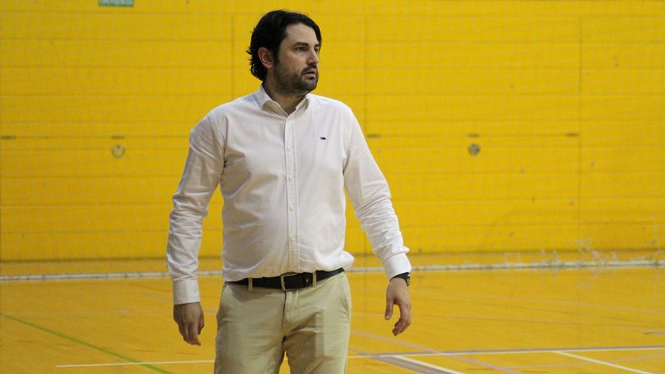 Marlon Velasco, entrenador del Noia Portus Apostoli.