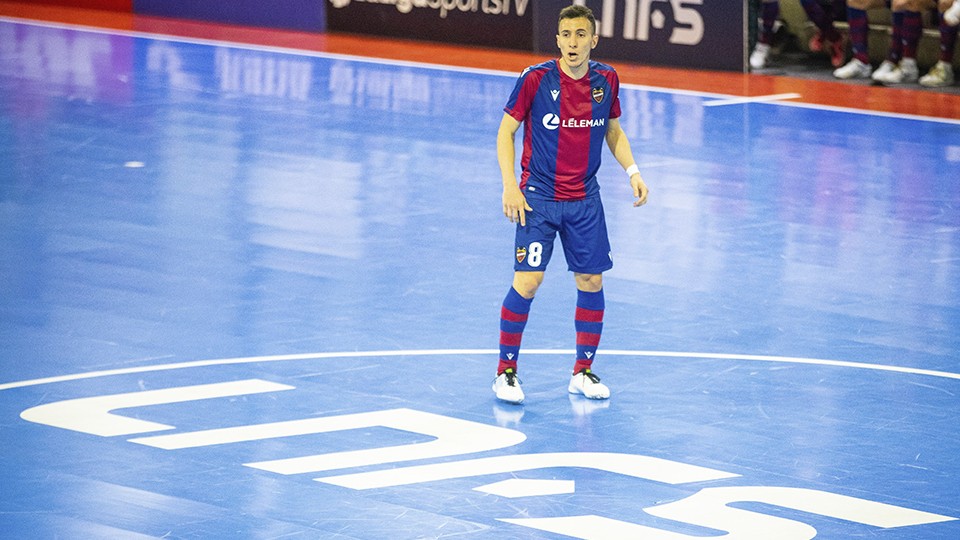 Maxi Rescia, jugador del Levante UD FS.