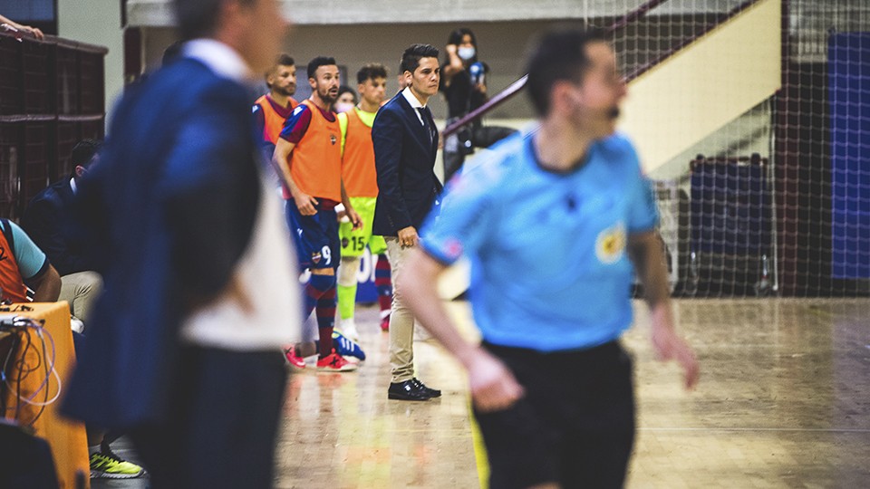 Diego Ríos, entrenador del Levante UD FS.