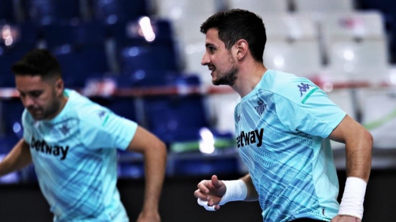 Nico Sarmiento y Cidao, porteros del Real Betis Futsal.