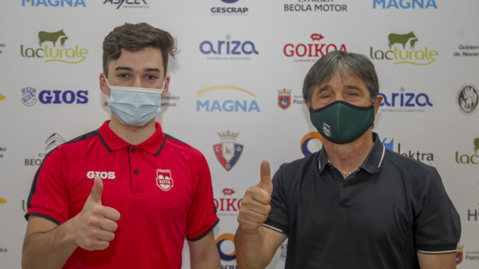 Ion Cerviño y Tatono Arregui, de Osasuna Magna Xota.