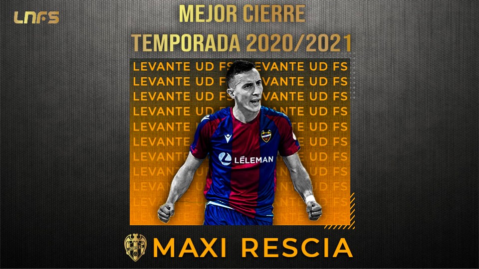 Maxi Rescia, 'Mejor Cierre' de la Temporada 20/21.