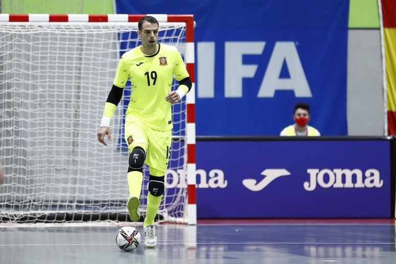Fede Pérez, portero del Levante con la selección española
