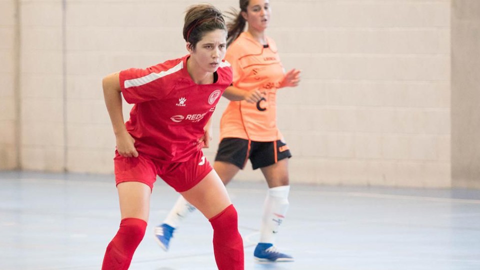 Rocío Tasende, jugadora de la Academia Red Blue 5 Coruña.