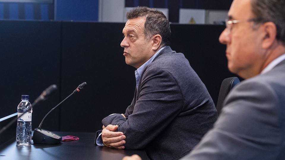 Jesús Velasco, entrenador del Barça