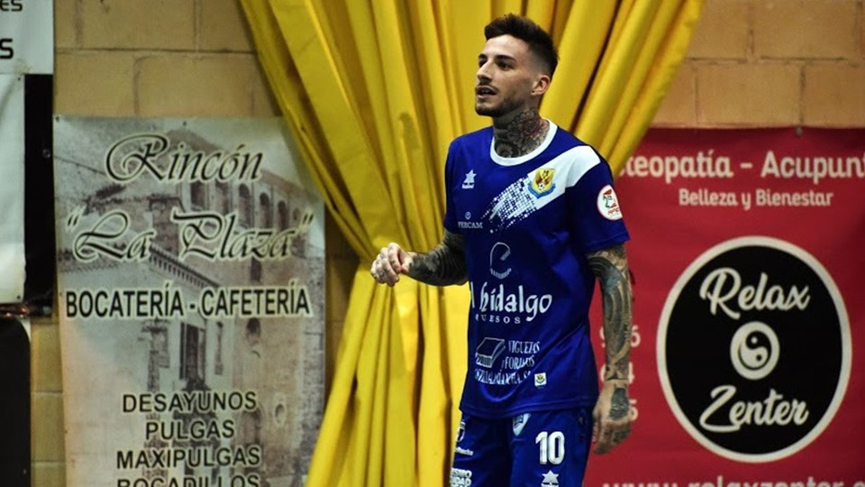 Antoñito, jugador del Manzanares FS Quesos El Hidalgo