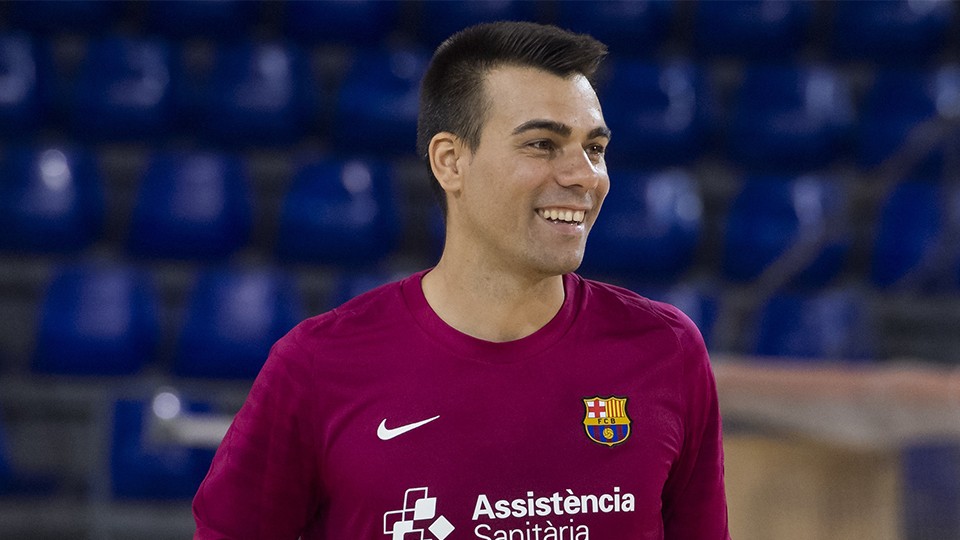 Sergio Lozano, jugador del Barça.