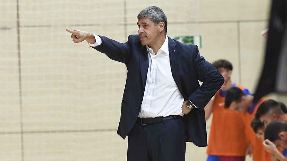 Xavi Closas, entrenador del Barça B.