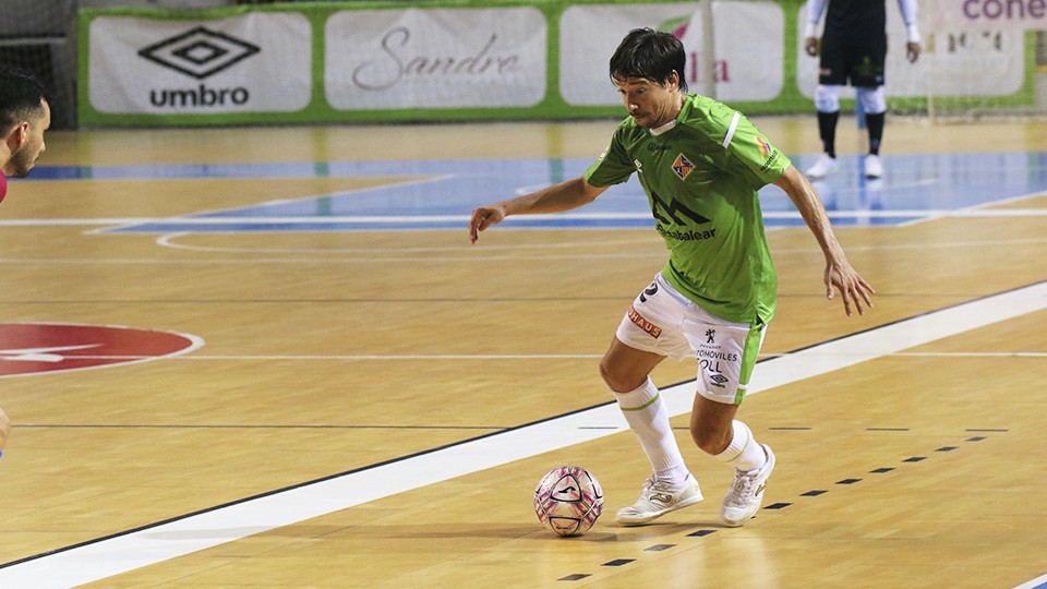 Chaguinha, jugador del Palma Futsal, durante un encuentro.