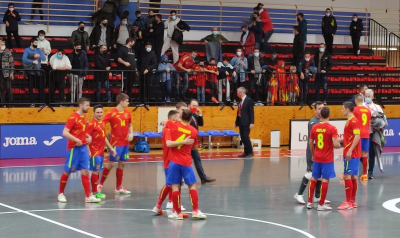 España venció a Logroño en el pabellón de Lobete