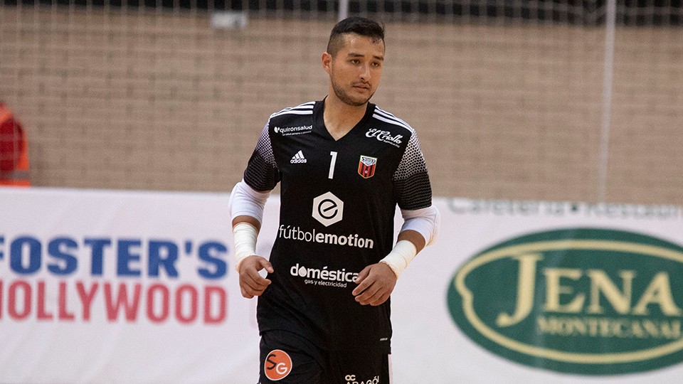 Dani Álvarez, portero del Fútbol Emotion Zaragoza.