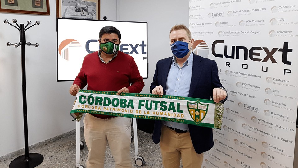José García Román, presidente de Córdoba Patrimonio, y José María García, director de administración y logística de Cunext Group.