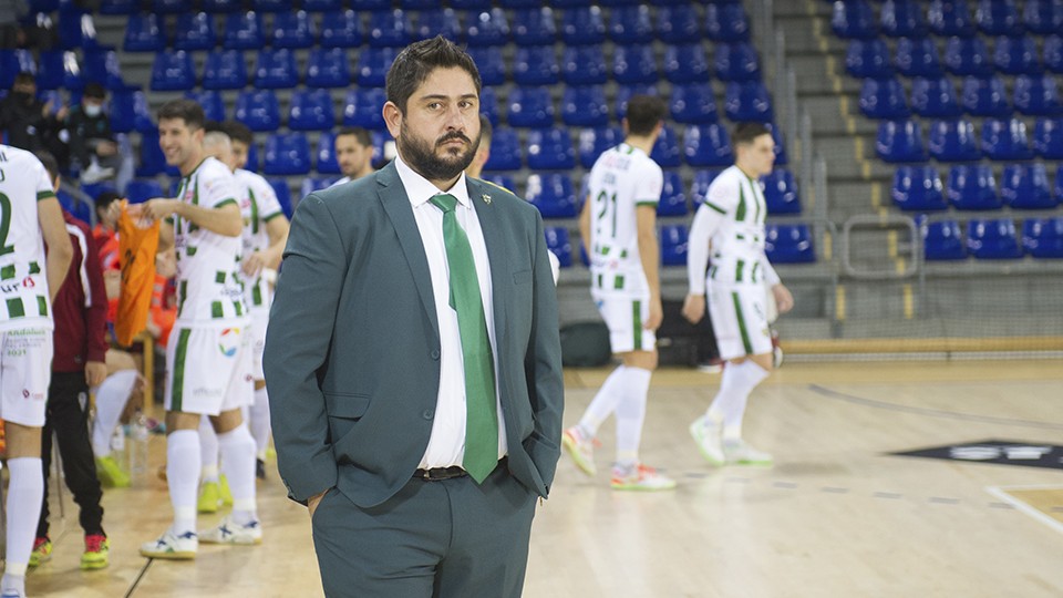 Josan González, entrenador del Córdoba Patrimonio.