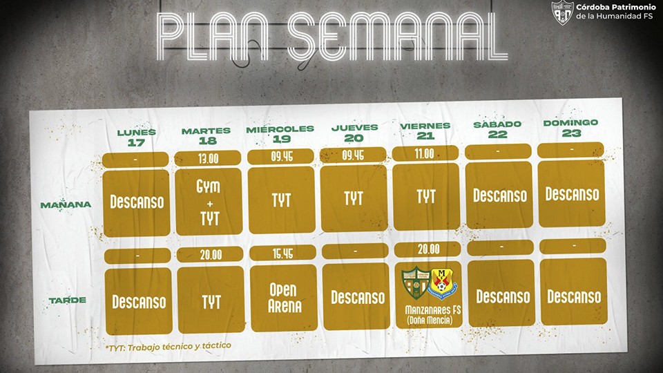 Córdoba Patrimonio anuncia la vuelta al trabajo.