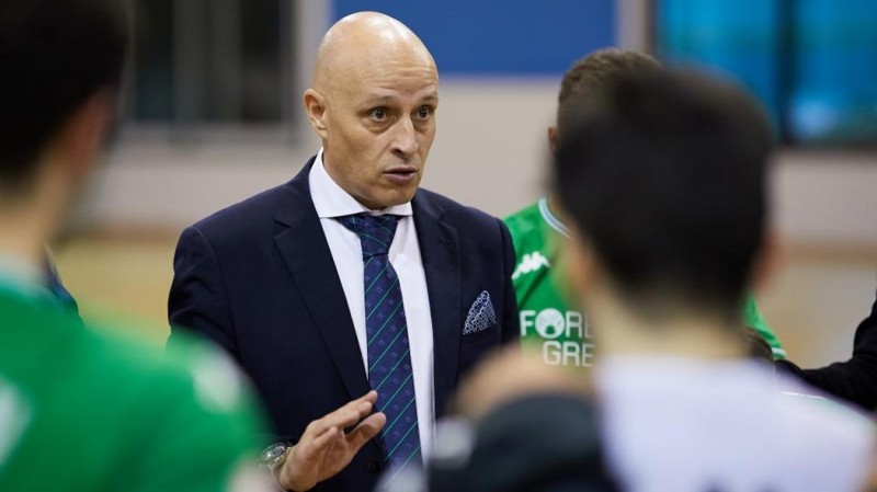 David Zamorano, entrenador del Real Betis Futsal B.