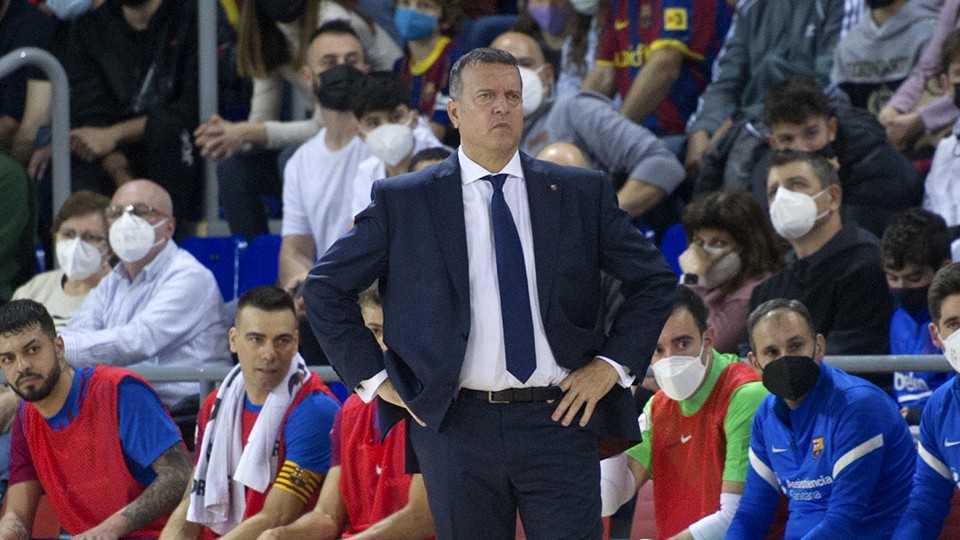 Jesús Velasco, entrenador del Barça.