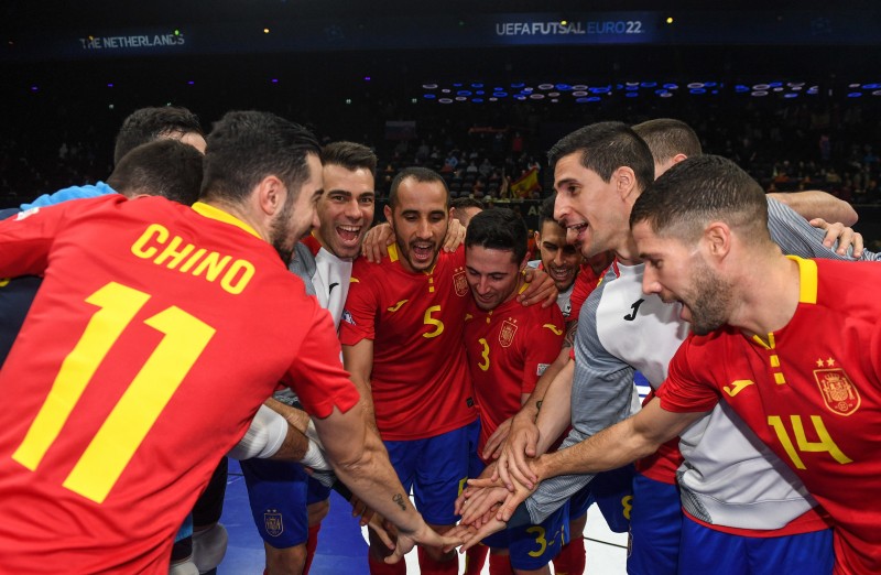 La Selección española se conjura para ganar la Eurocopa. Foto: UEFA