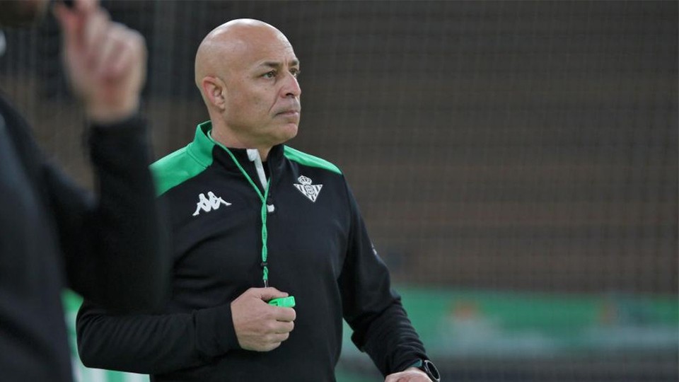 Juanito, entrenador del Real Betis Futsal.