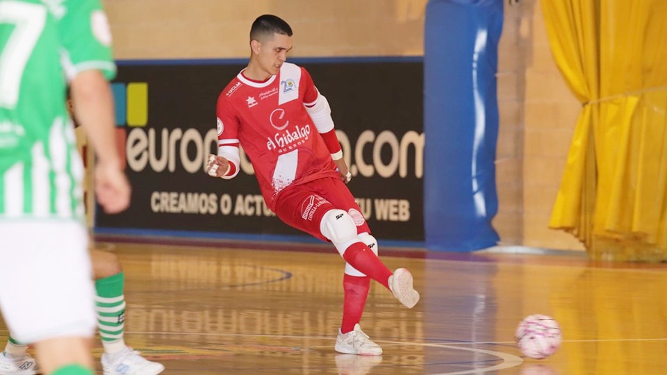 Antonio Navarro, portero del Manzanares FS Quesos El Hidalgo, durante un partido