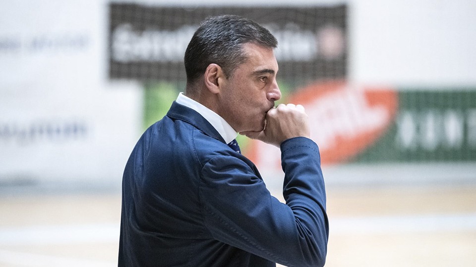 Óscar Vigo, entrenador de O Parrulo Ferrol
